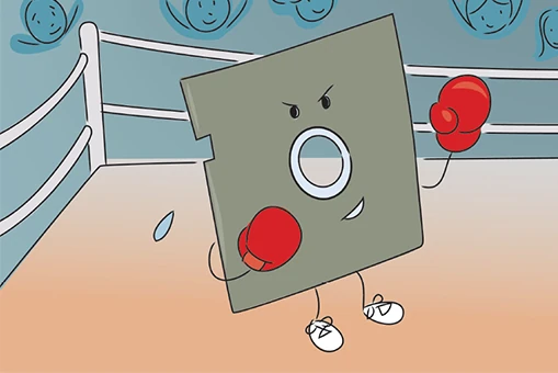 Floppy Disk character